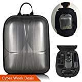 DJI Spark Mini Hardshell Backpack Case, Upgraded Most Compact Hard Shell Carrying Case (13.5X 9.3X 5.7 Only) Waterproof Anti-Shock PC Bag for Spark and Accessories