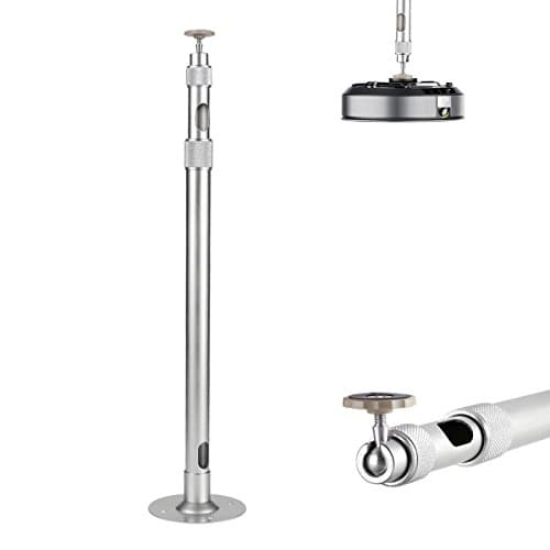 Sky Piea Video Projector Wall Ceiling Mount Bracket with 50-90cm Adjustable Height for Mini Projector, CCTV DVR Camera