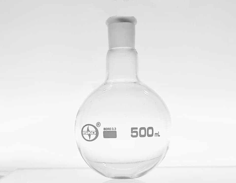- ISKO® Round Bottom Boiling Flask with B-24 Joint set of 2 (500ml, 2)