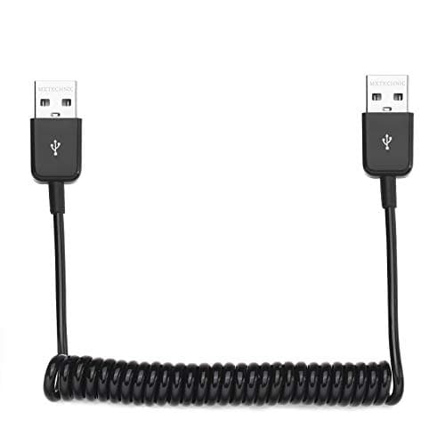 Micro USB Data Cable 90 Degree Left Right Angle Short USB Cable 5.9 inch for Syncing Charging Telphones,GPS,External Hard Drives