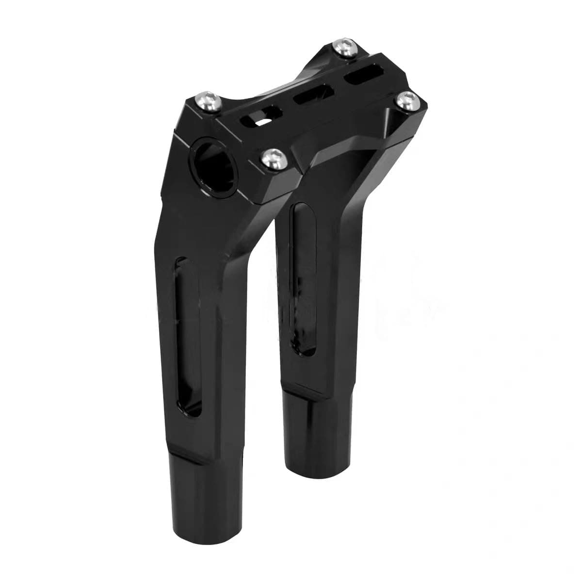 10" Height 1-1/4'' Handlebar Riser Clamp Pullback Fit For Harley Dyna Fat Bob Street Bob Low Rider Touring Electra Glide Fat boy