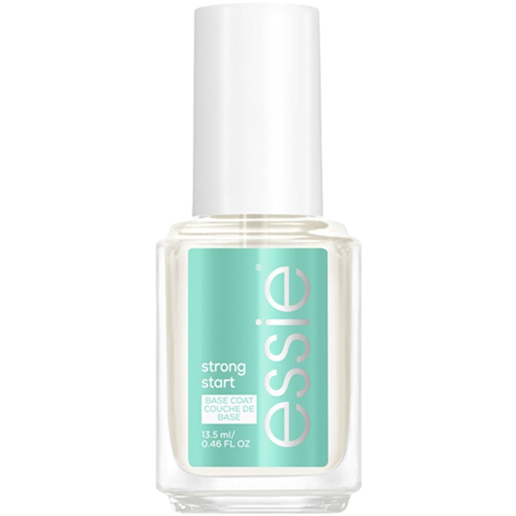 Essie Nail Polish Nail Care Strong Start Ridge Filling, Smoothing Nail Polish Clear Base Coat, 13.5ML, Strong Start (As Strong As It Gets)