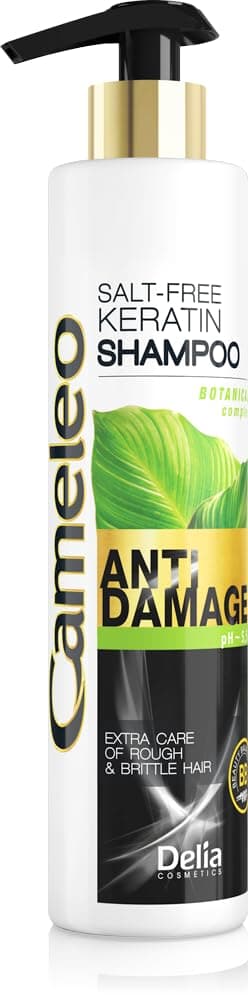 Keratin Shampoo – for Damaged, Dry, Brittle Hair - Excellent Repair Treatment & Care with Biomimetic Keratin & Argan Oil - Thermo Protect - Salt & Paraben Free - 250ml