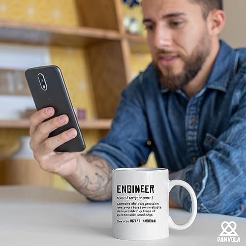 Engineer Definition Someone Who Does Precision Funny Engineer Gifts for Engineer Student and New Licensed Passer Coffee Mug 11 oz