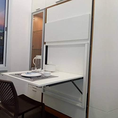 Ebco Anthracite Aurora Folding Dining Table Bracket Fitting (1200 mm, 48 Inch)