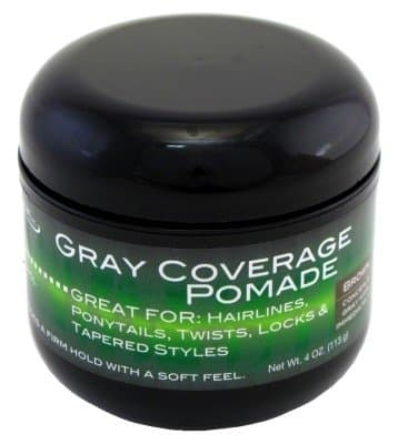 Gray Coverage Brown Pomade 4oz Jar