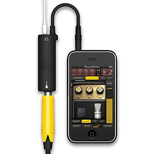 Rig Guitar Link Audio Interface System AMP Amplifier Guitar Effects Pedal Convertor Adapter Cable Jack for IPhone IPad IPod