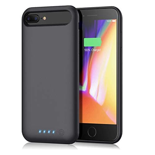 Battery Case for iPhone 6s Plus/ 6 Plus/ 7 Plus/ 8 Plus 8500mAh,Portable Charger Case Rechargeable Charging Case,Battery Pack Cover Power Bank for 6s Plus/ 7 Plus/ 8 Plus (5.5 inch)