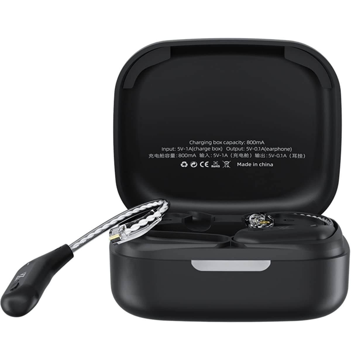 KZ AZ09 Bluetooth 5.2 Module Wireless Waterproof Ear Hook Extra Long Battery Life Bluetooth Cable for KZ ZST/ZSTX/ZS10/AS06/AS10/BA10/ZSR/ES4 (B pin)