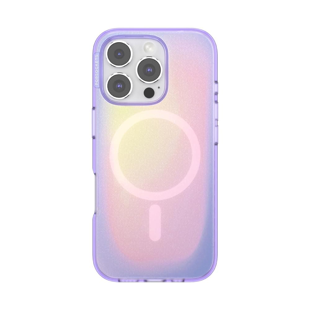 iPhone 16 Pro Phone Case with MagSafe, Wireless Charging Compatible, Purple - Aura
