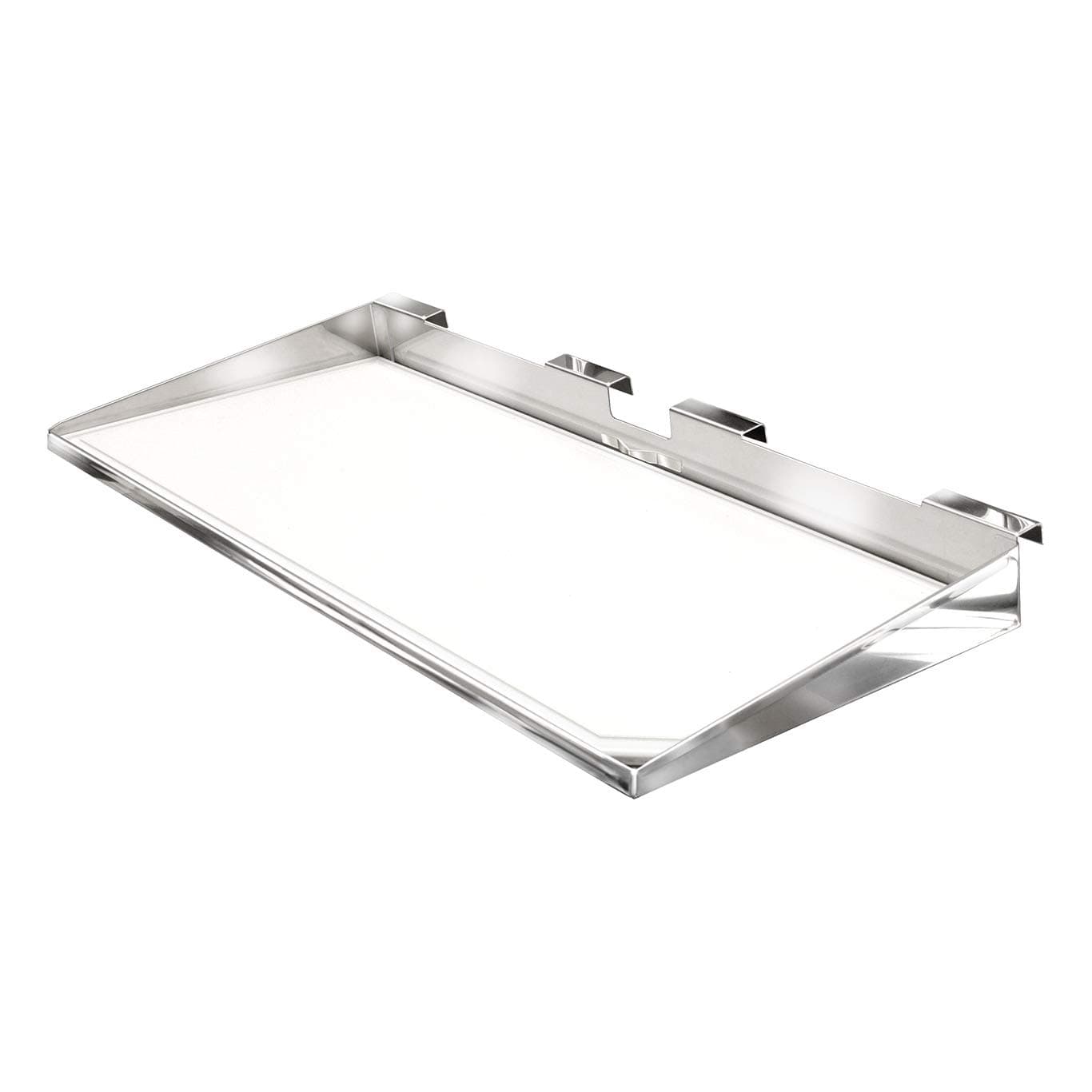 A10-902 Marine Rectangular Grill Serving Tray | 9" x 18" or Larger Grill Surface | Stainless Steel Grill Tray |BBQ Accessory | Portable Grill Accessory