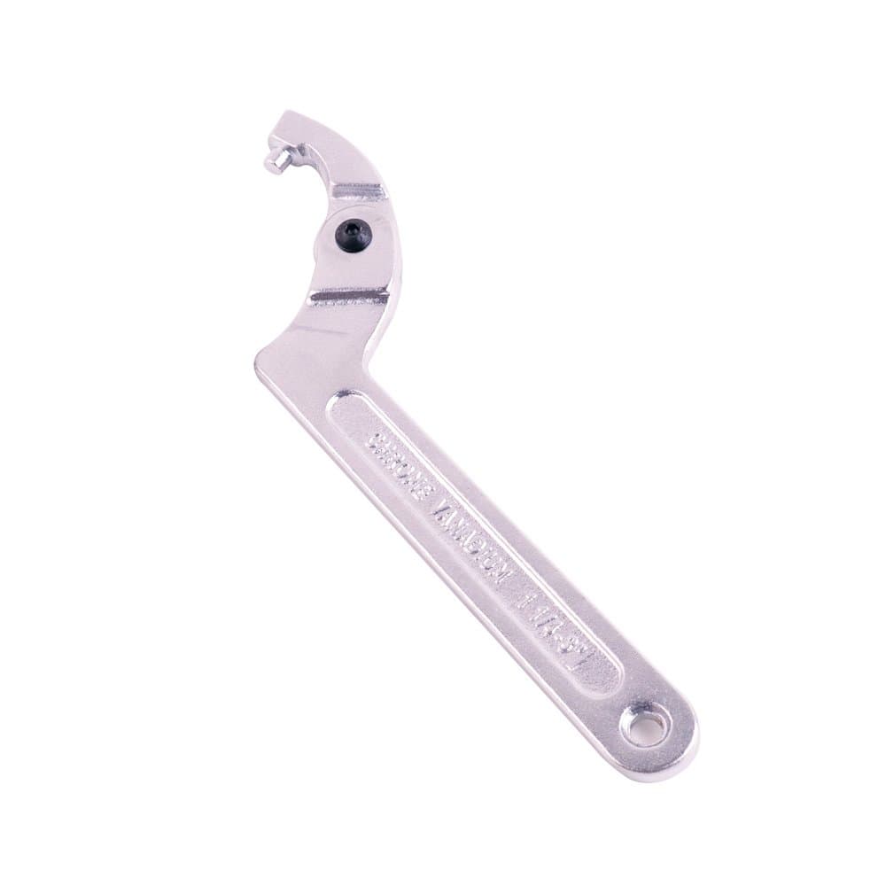 Eowpower Chrome Vanadium Adjustable C Spanner Hook Wrench Tool - 1 1/4"-3"(32-76mm)