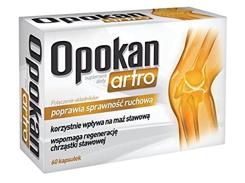 Opokan Artro - 60 capsules - components help to ensure normal functioning of joints and keep them in good condition. by Aflofarm