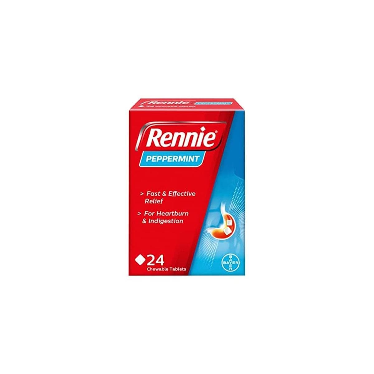 Rennie Peppermint 24 Tablets