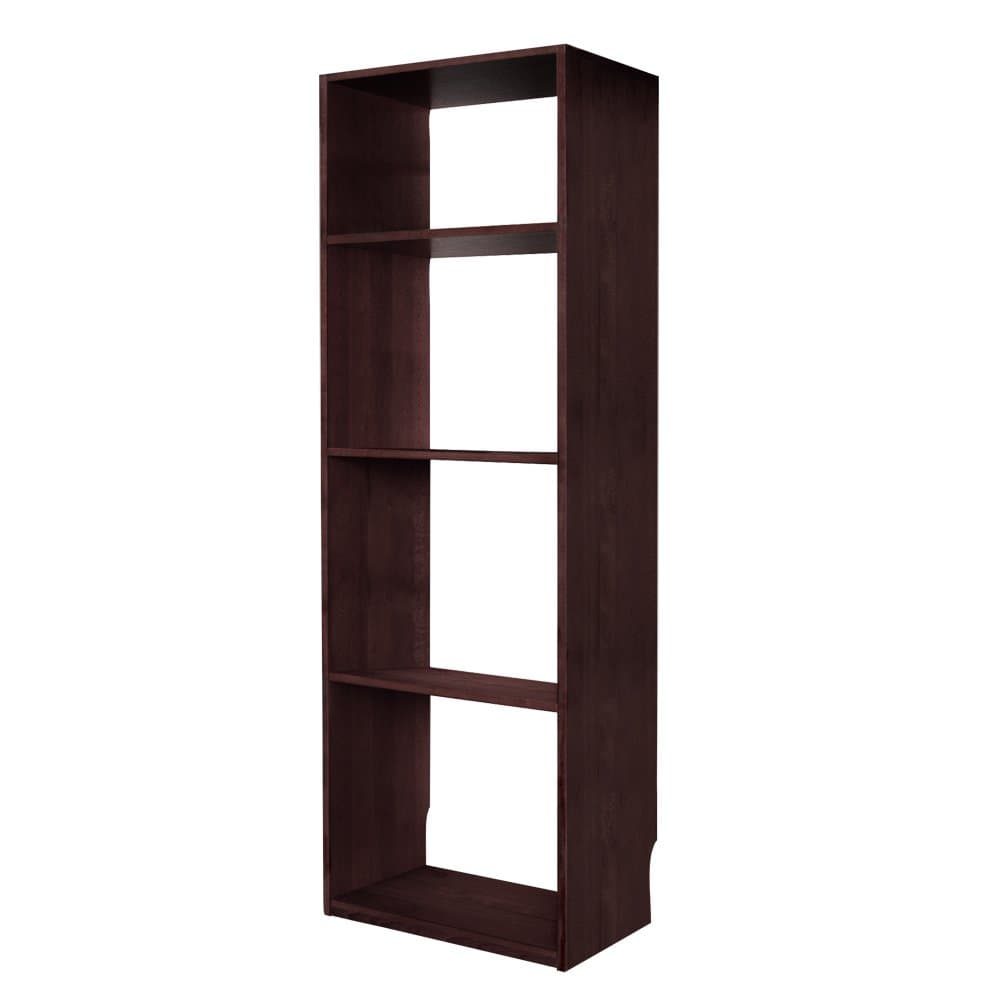 Solid Wood Closets TR16ESP 16-Inch Depth Vertical Tower with 3 Adjustable Shelves, Espresso