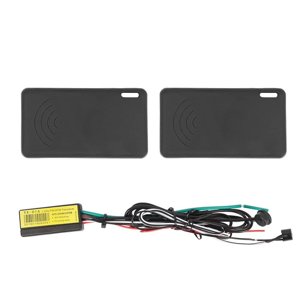 EASYGUARD IM002 Car Immobiliser System with Engine Automatic Lock/Unlock within 2 Meters, Anti-Hijacking & Anti-Theft, DC12V, 2-Pack, Remote Control, Compatible with Cars, SUVs, Pickup Trucks