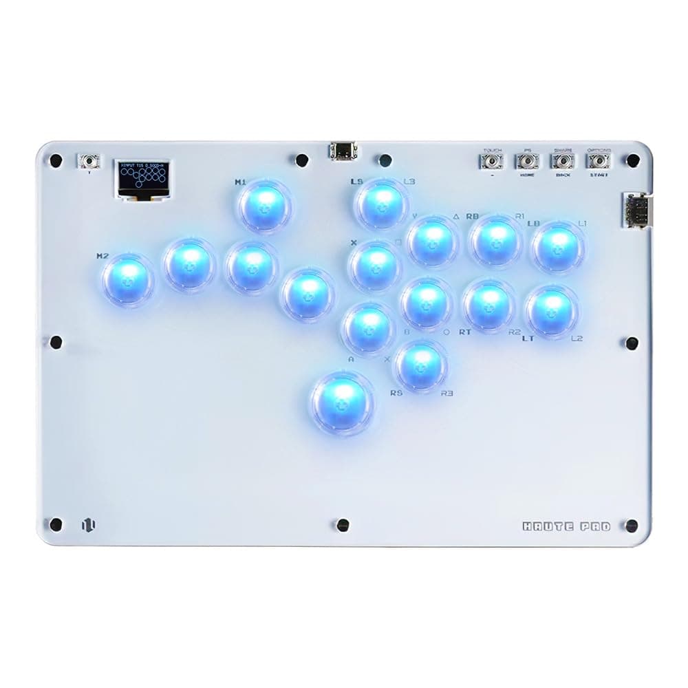 Sehawei Arcade Stick R16 All-Button Arcade Controller 16Keys for PC/Ps3/Ps4/Switch/Steam,Fight Stick for Fighting Games with Custom RGB & Turbo Functions & Hot Swap
