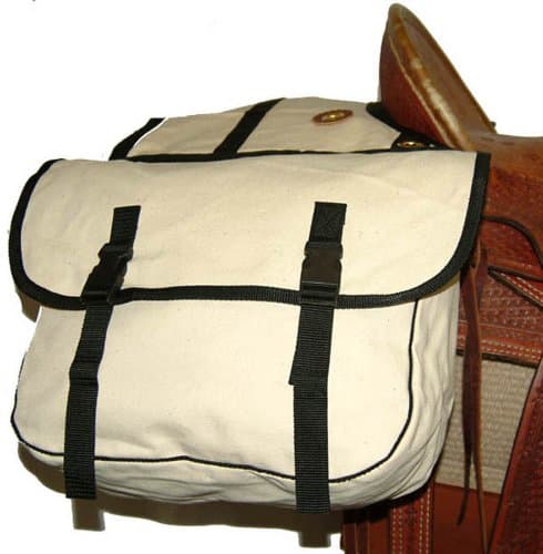Canvas Saddle Bag