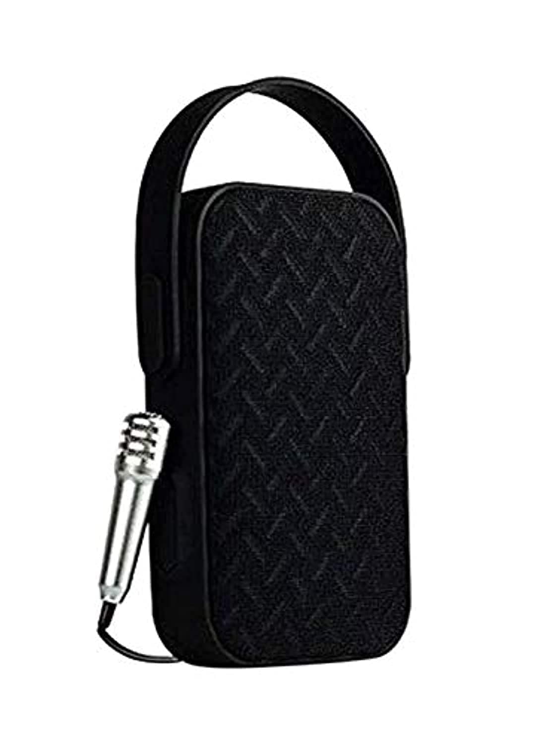 AIBIMY MY220BT Multi-Function Bluetooth Party Speaker with External Microphone - Black