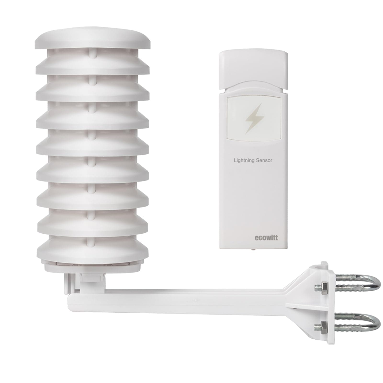 Ecowitt Wireless Lightning Detector Sensor, Accessory Sensor for Ecowitt Weather Station Ecosystem, WH57