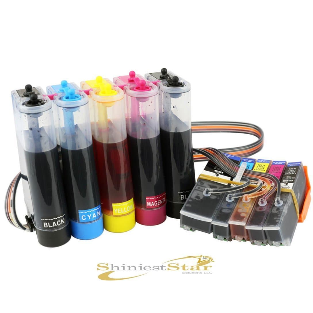 CIS CISS Bulk Continuous Ink Supply System For Epson Expression XP-600 XP-800 T273020/120/220/320/420