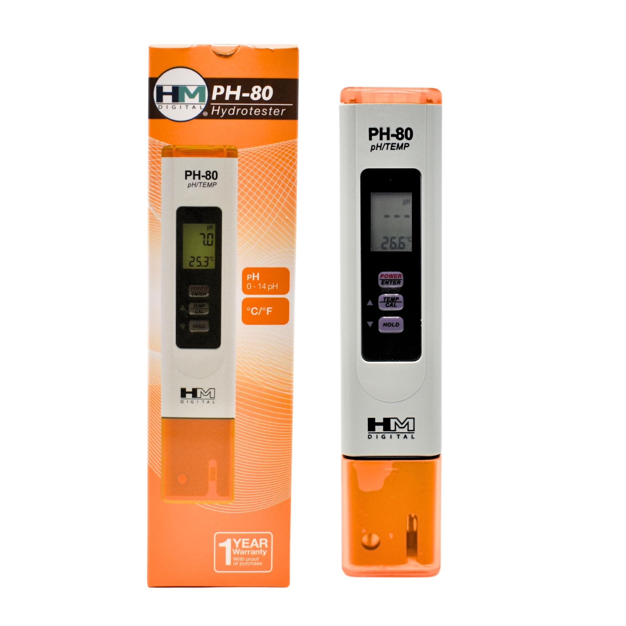 HM Digital PH-80 Digital pH/Temperature Meter