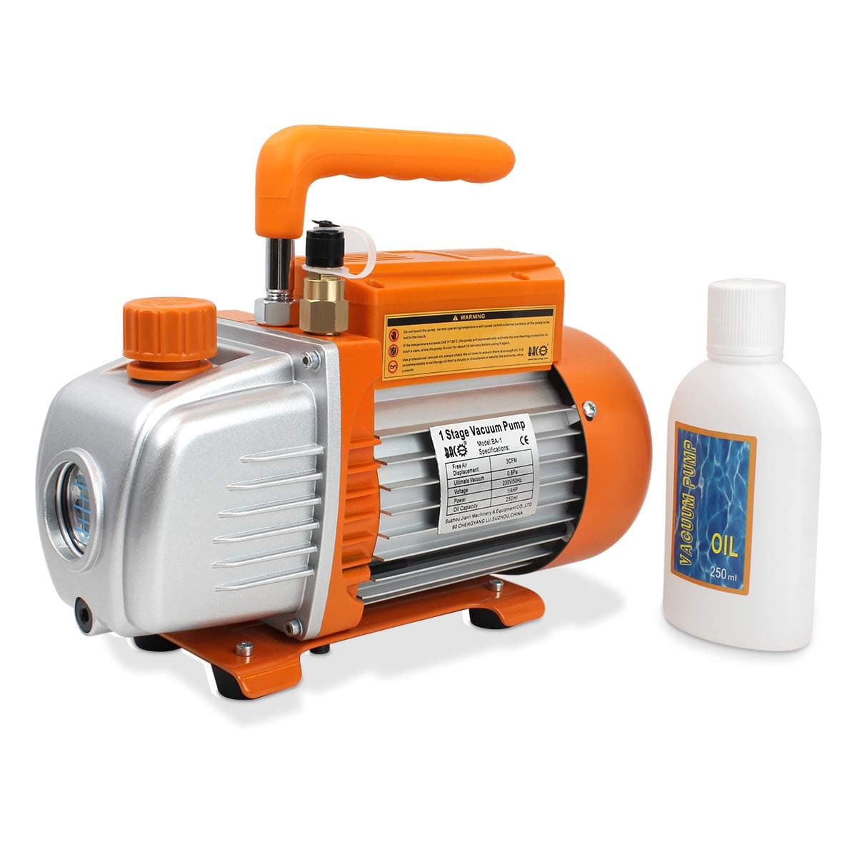 – BACOENG 3 CFM Single Stage Vacuum Pump