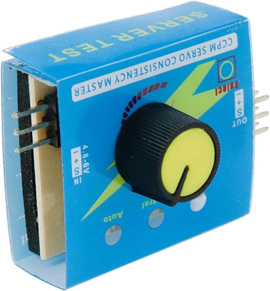 RC Servo Tester 3CH Digital Multi ECS Consistency Speed Controller Checker - Test and Fine-Tune Up to 3 Servos Simultaneously for Precise RC Control, Perfect for Hobbyists and Enthusiasts (3)