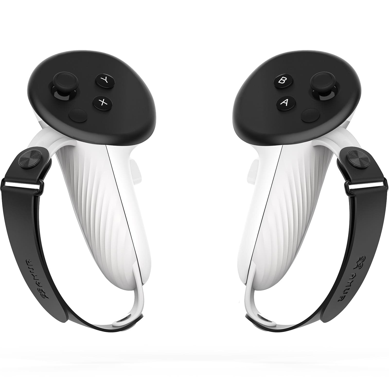 AMVR Quest 3 Grip Easy Install Controller Accessories Adjustable Strap Anti-Slip (Not Compatible with Batteries with Official Charging Dog)