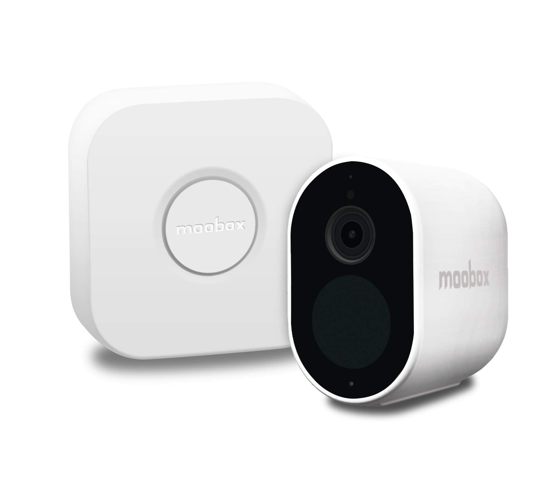 Moobox ProXT outdoor security camera system. Hub and camera pack.