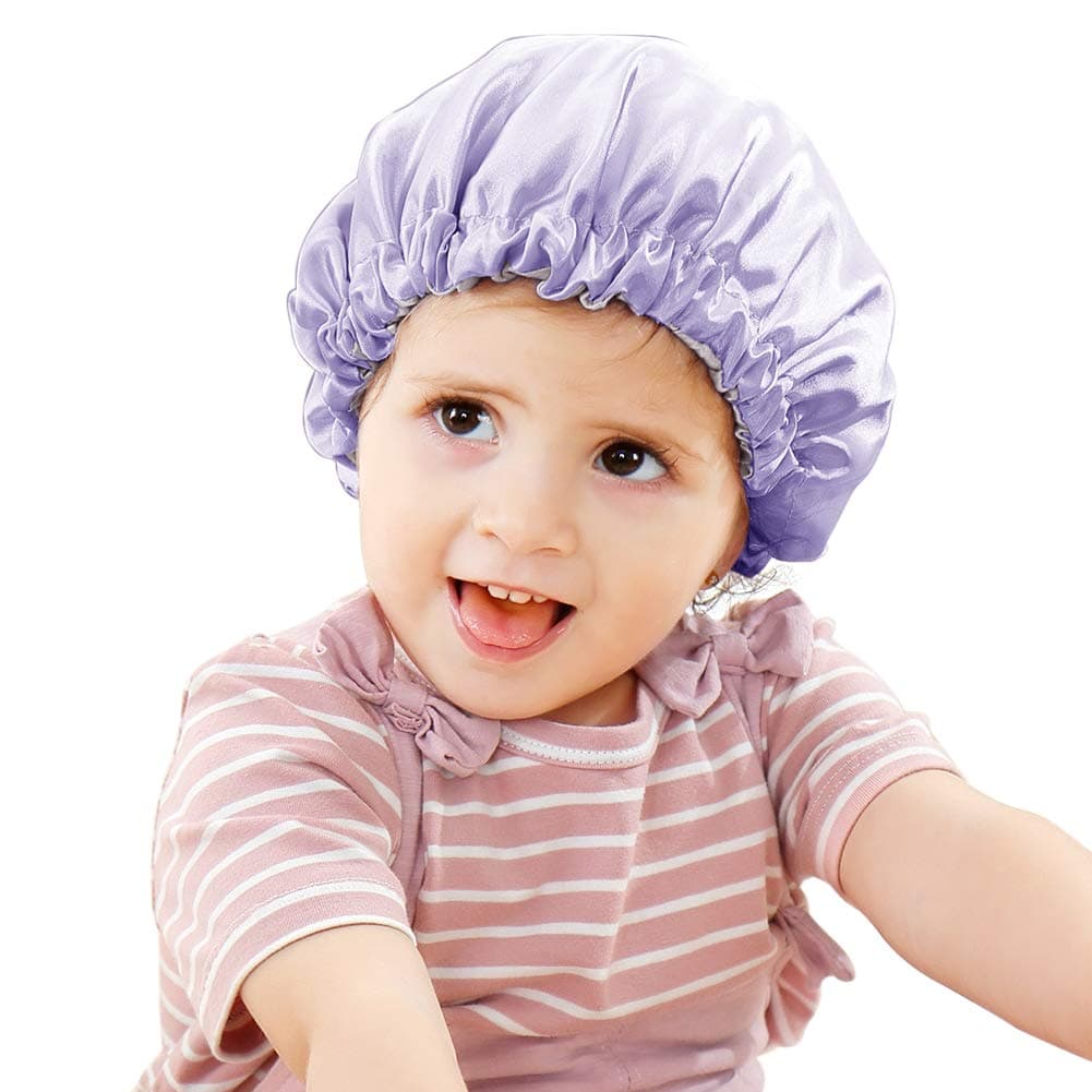 Extra Large Adjustable Double Layer Satin Hair Bonnets with Drawstring for Women Night Sleeping Long Silky Satin