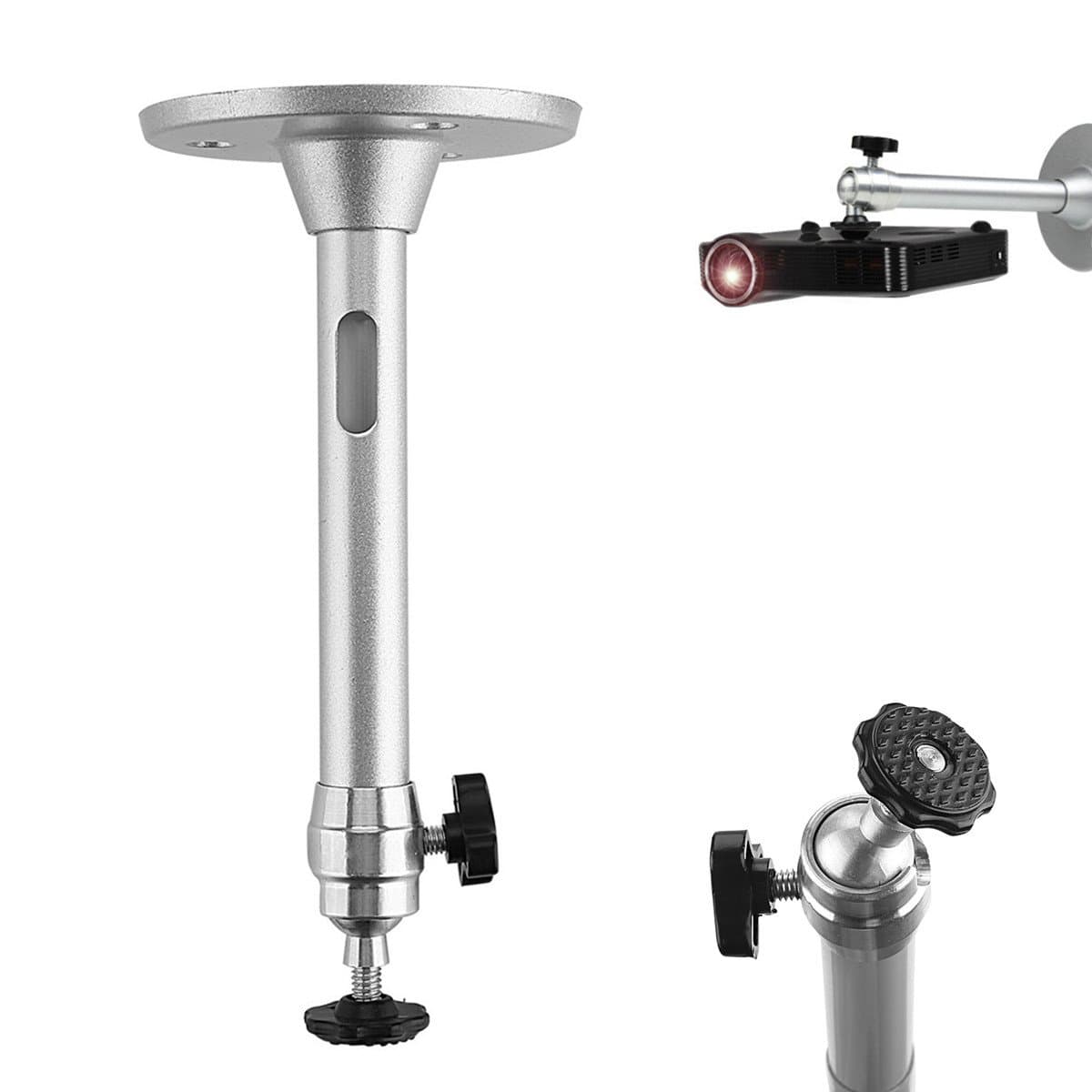 Sky Piea Video Projector Wall Ceiling Mount Bracket for Mini Projector, CCTV DVR Camera (18cm)