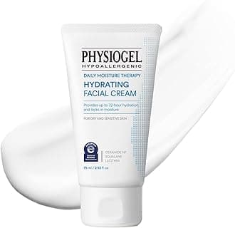 PHYSIOGEL PHYSIOGEL Hypoallergenic Daily Moisture Therapy Face Cream 75ml, 2.5 fl. oz., White, 2.5 Fl Oz (Pack of 1)