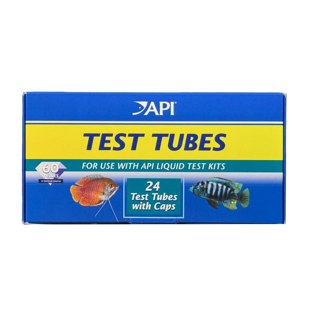 Api Replacement Test Tubes With Caps For Any Aquarium Test Kit Including Api Freshwater Master Test Kit 24-Count Box
