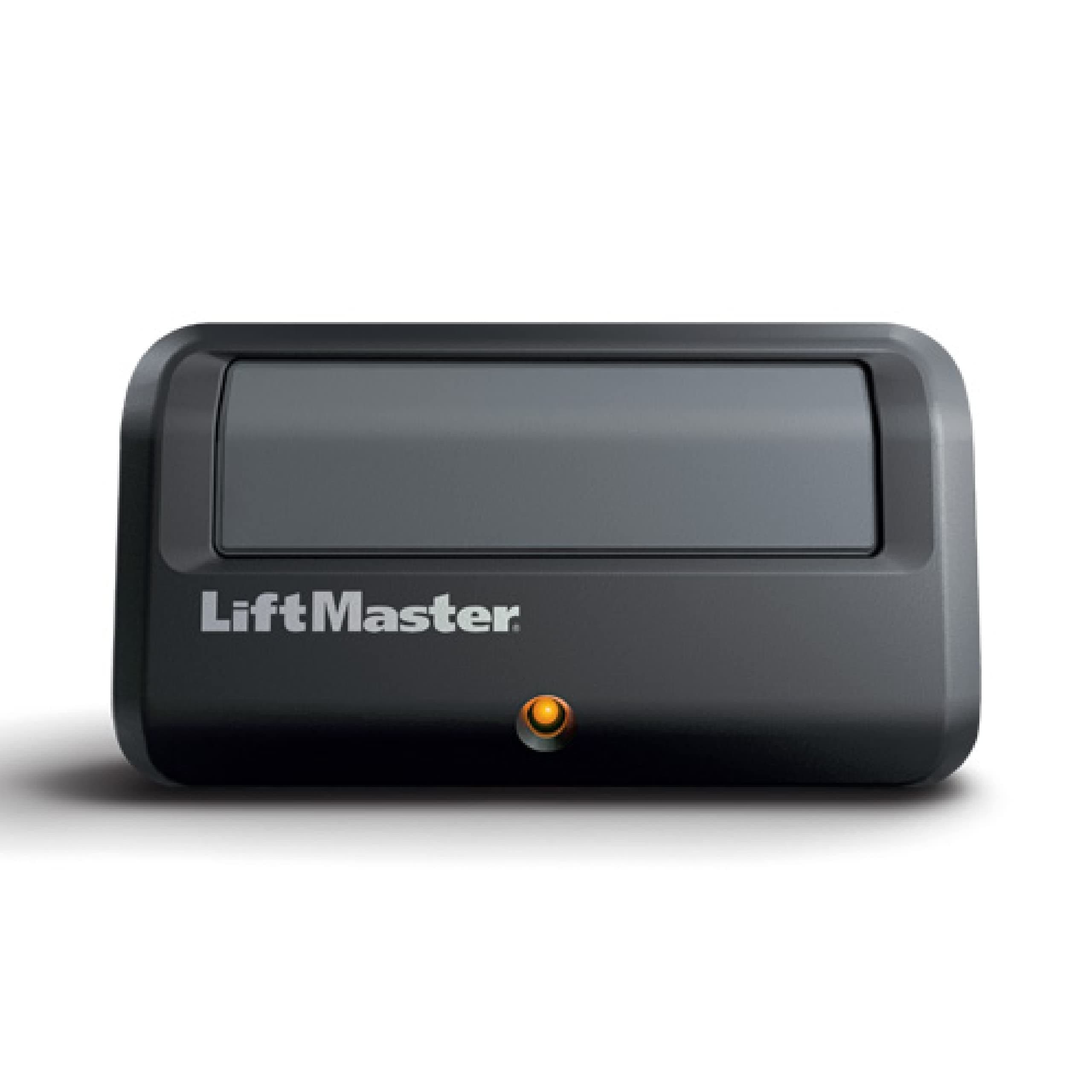 LiftMaster 891LM Security+ 2.0 1-Button Gate Operator Remote Control with Visor Clip - Compatible only with Security+ 2.0 LiftMaster gate openers with Yellow Round Learn Button and Yellow Antenna