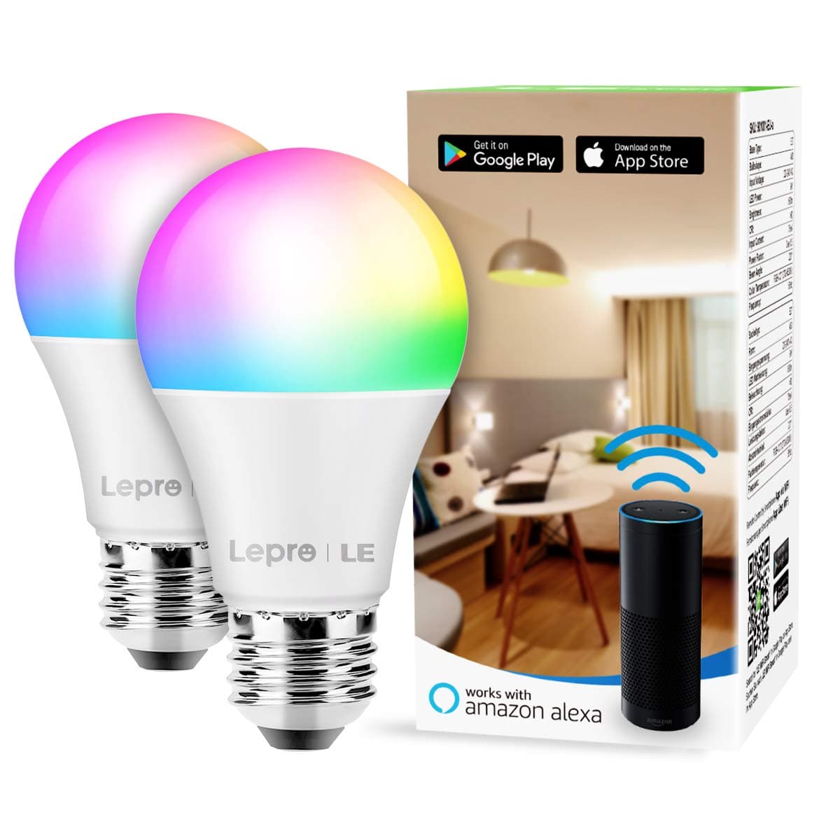 Smart Light Bulbs, A19 E26