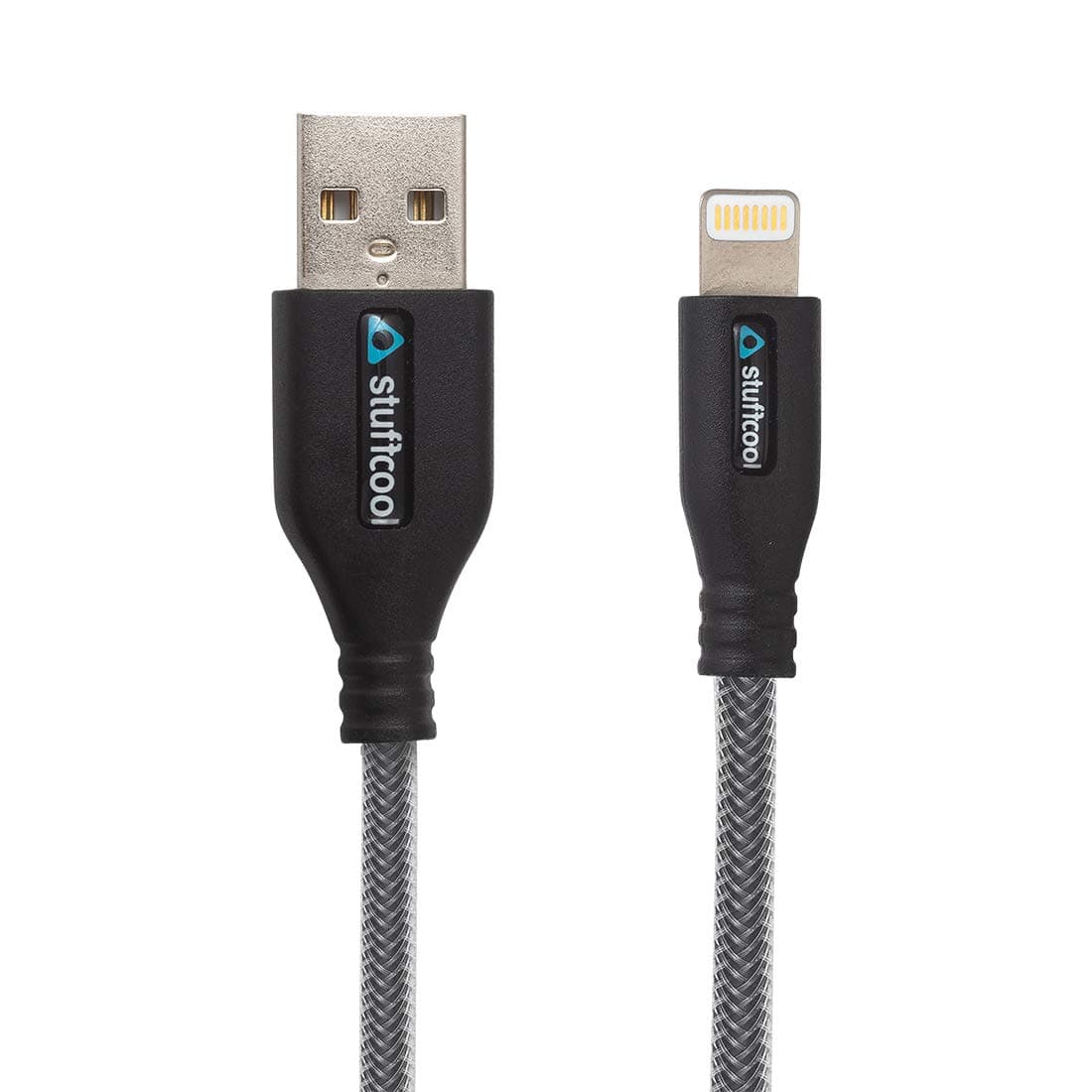 Stuffcool Chief Sync & Charge Lightning Cable 2M - Black (MFi Certified)