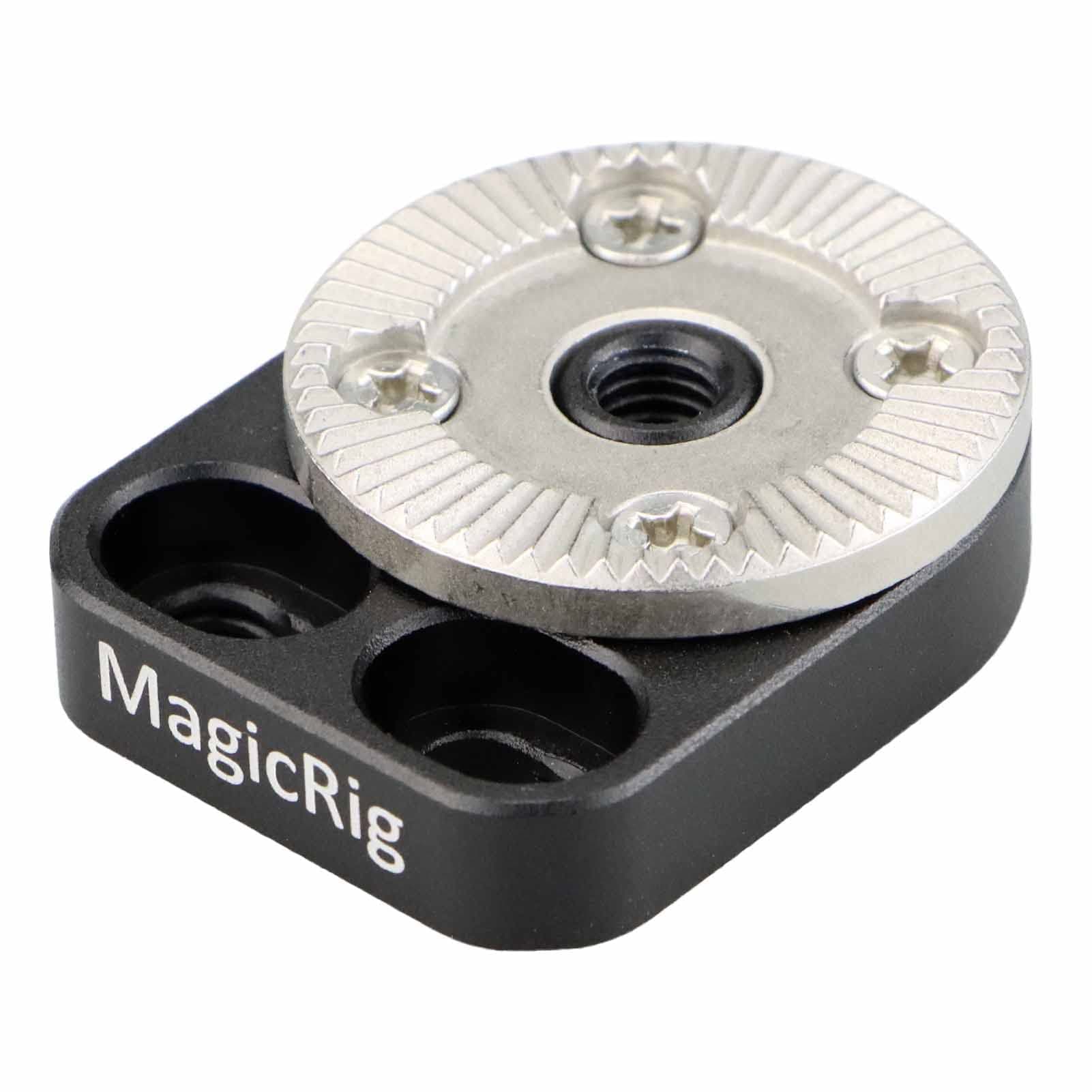 Rosette Adapter with M6 Thread Rosette Mount Applicable for ARRI Standard, for Camera Cage, Rosette Handle, Wooden Side Handle