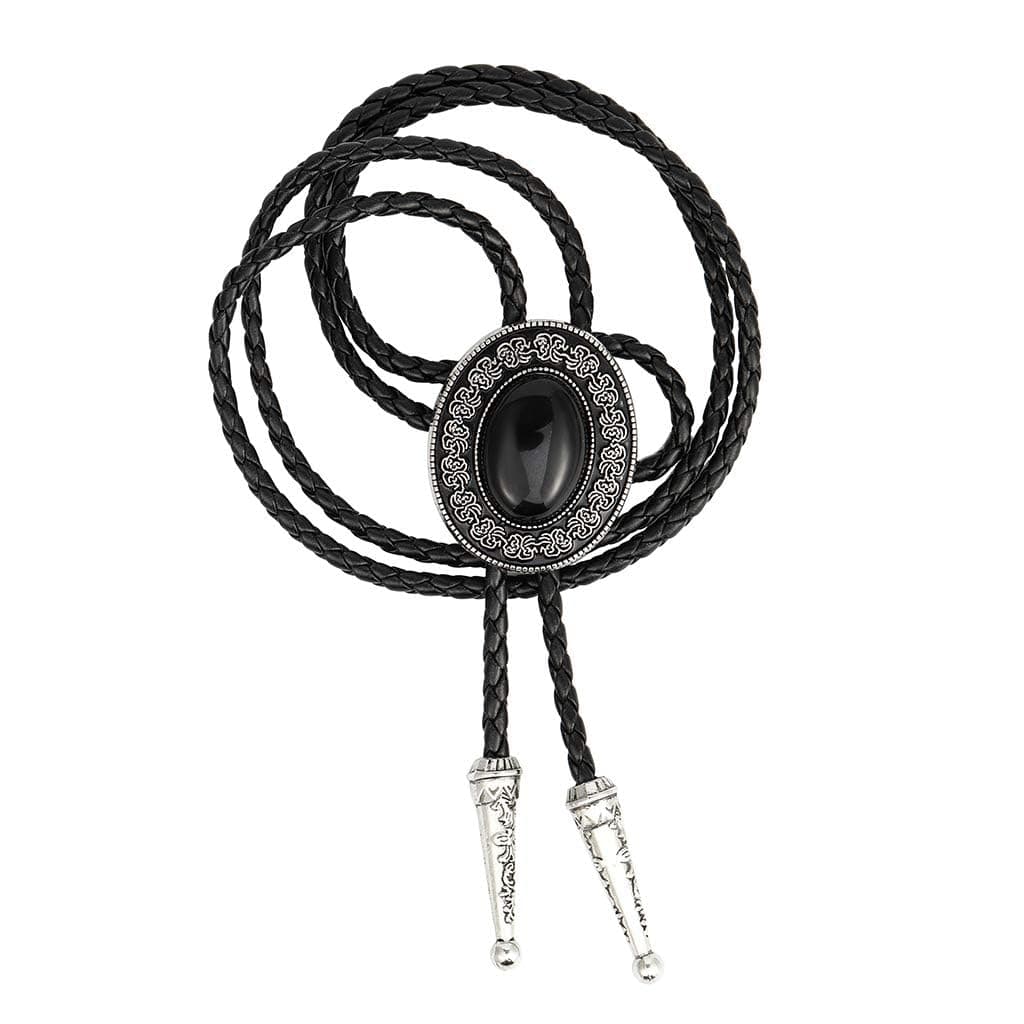 Black bolo tie