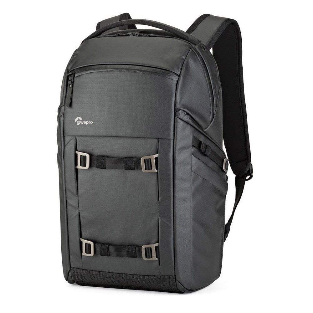 Lowepro FreeLine Camera Backpack 350 AW, Black. Versatile daypack designed for travel, photographers and videographers. For DSLR, Mirrorless, Laptops, Bridge, CSC, Lenses and Travel gear.