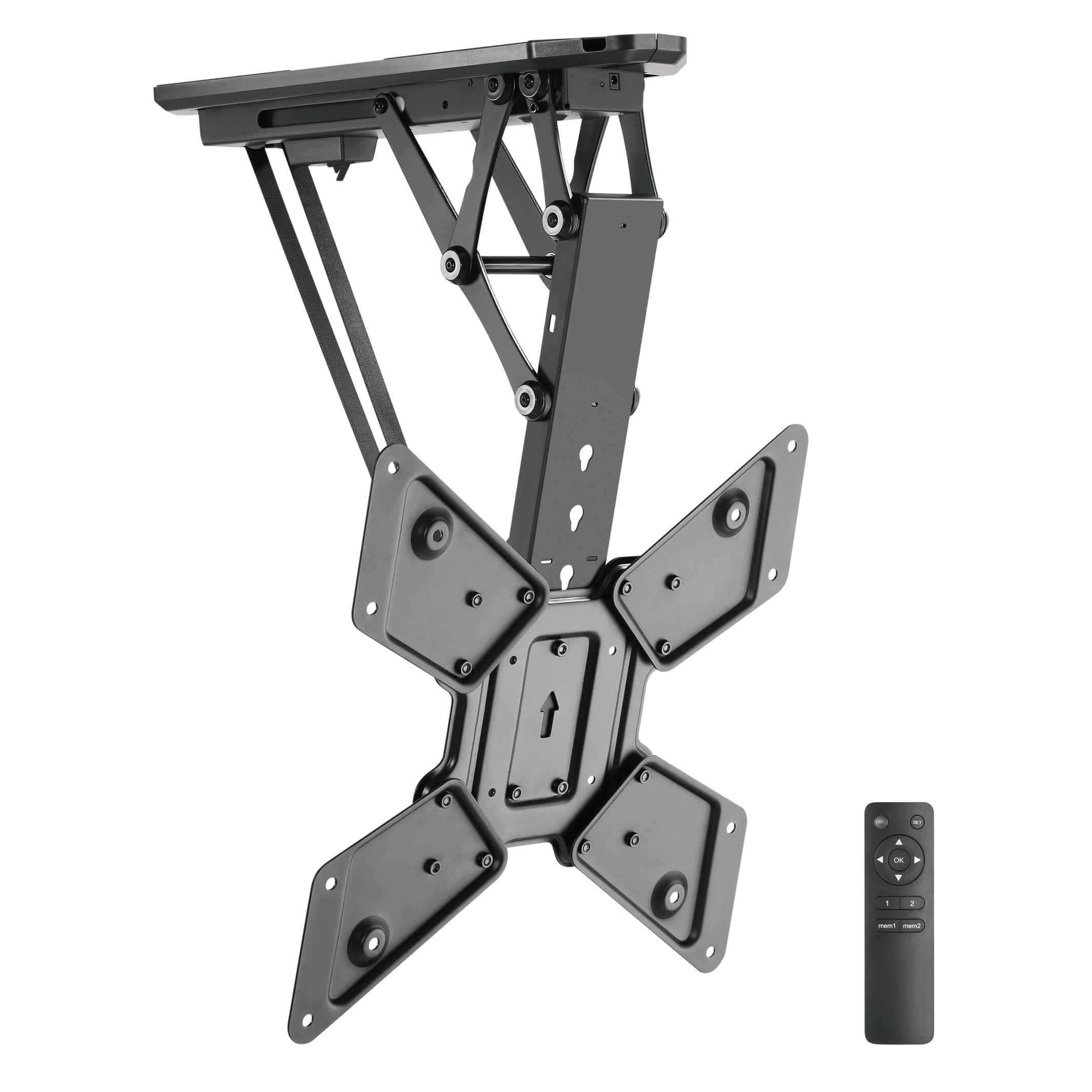 Retractable Motorized Ceiling TV Mount