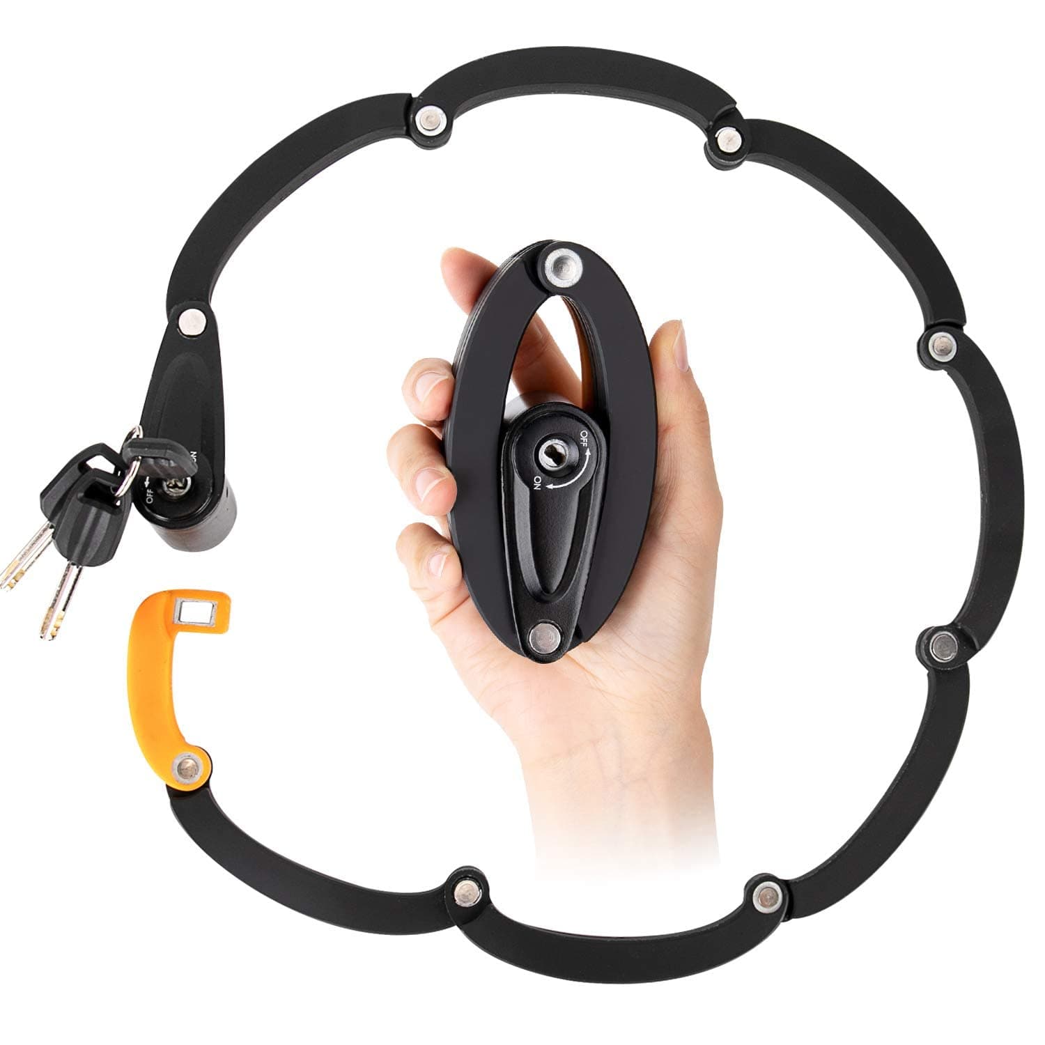 Bike Foldable Chain Lock