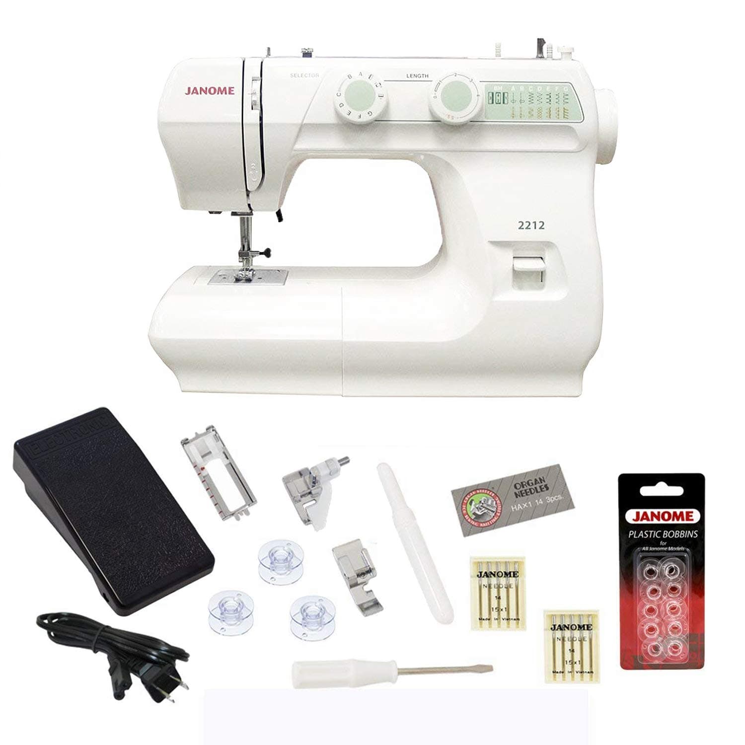 2212 Sewing Machine with Bundle