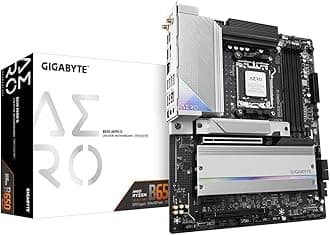 Gigabyte B650 AERO G Motherboard - Supports AMD Ryzen 8000 CPUs, up to 8000MHz DDR5 (OC), 1xPCIe 5.0 + 2xPCIe 4.0 M.2, Wi-Fi 6E, 2.5GbE LAN, USB 3.2 Gen 2