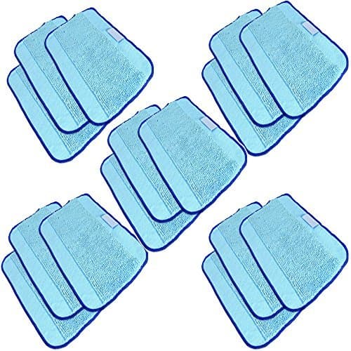 ECOMAID 15pcs Wet Microfiber Mopping Cloth Replaceable Mop Pad Pro-Clean Mopping Cloths for iRobot Braava Braava Floor Mopping Floor Mopping Robot