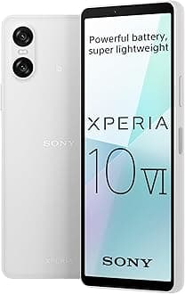 SonyXperia 10 VI - 6.1 Inch 21:9 Wide OLED - Three optical focal lengths - Lightweight - Android 14 - SIM free - 128GB storage - IP65/68 rating - Dual SIM hybrid 1-36 months warranty - White