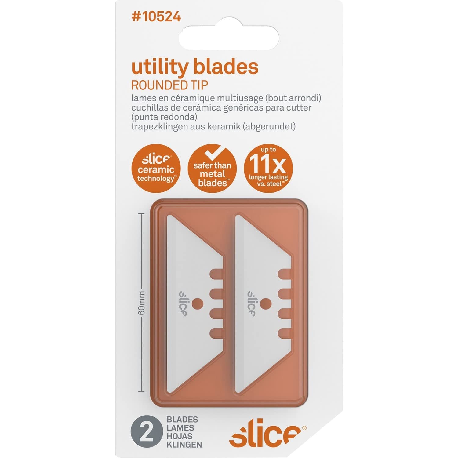 SLICE CERAMIC UTIL BLD RND 2PK
