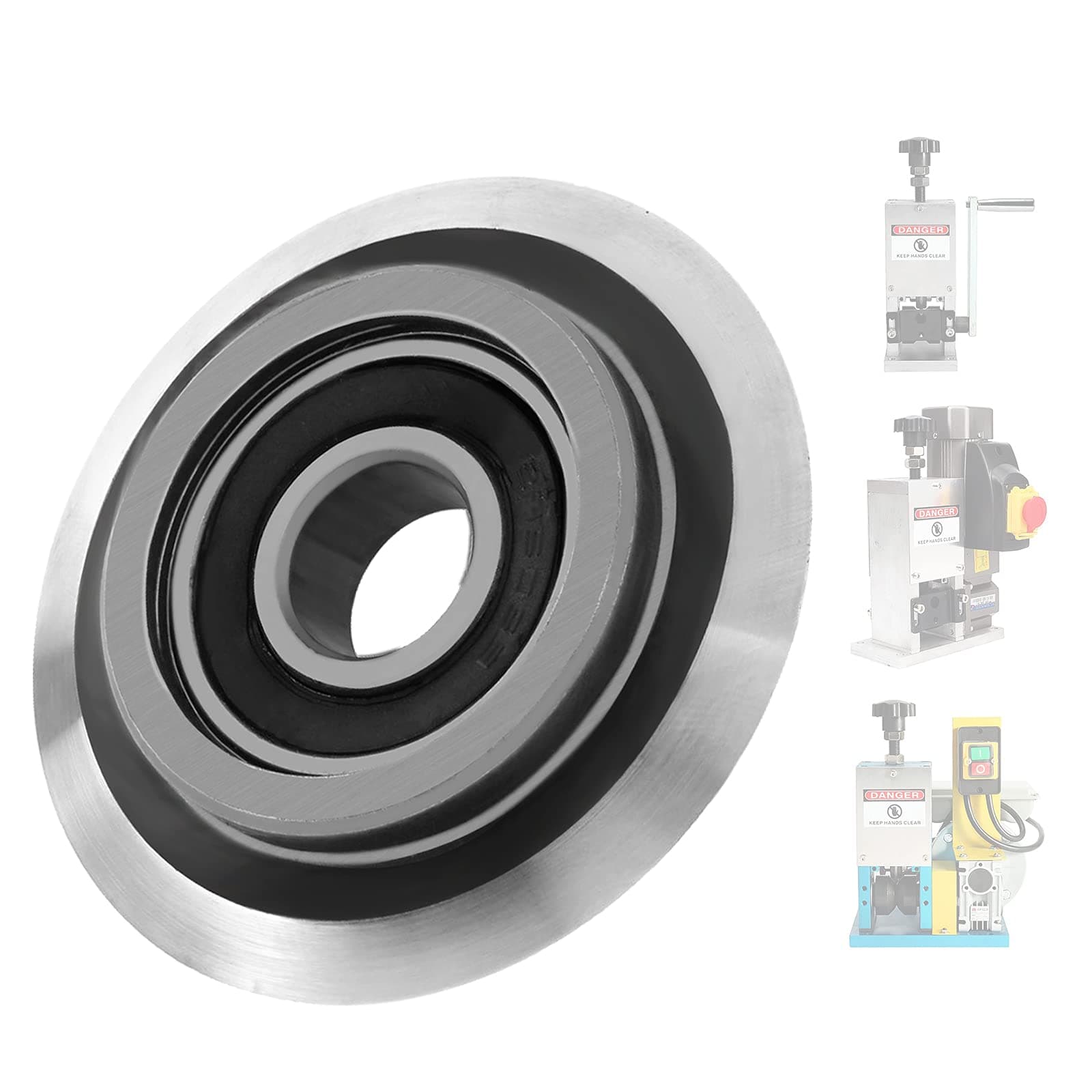 BEAMNOVA Upgraded Replacement Blade for Copper Wire Stripping Machine Powered Cable Stripper Cutters, 15mm ID. x 64mm OD., 0.58in ID. x 2.51in OD.