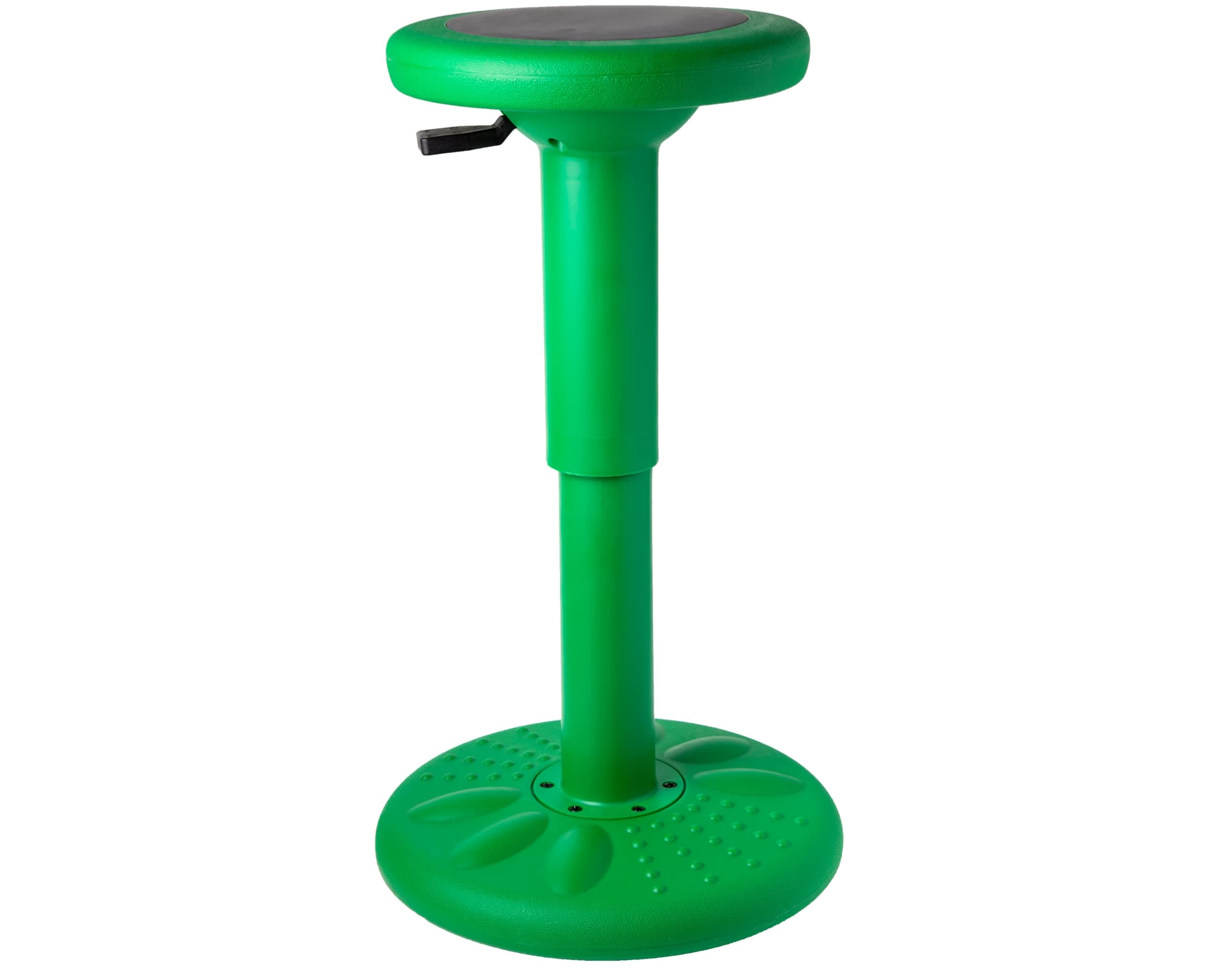 Studico ActiveChairs Adjustable Wobble Stool, Flexible Classroom Seating, Improves Focus, Posture and Helps ADHD/ADD, Sensory Chair, Active Fidget Chairs Adjusts from 16.65" to 23.75" Ages 13-18 Gree