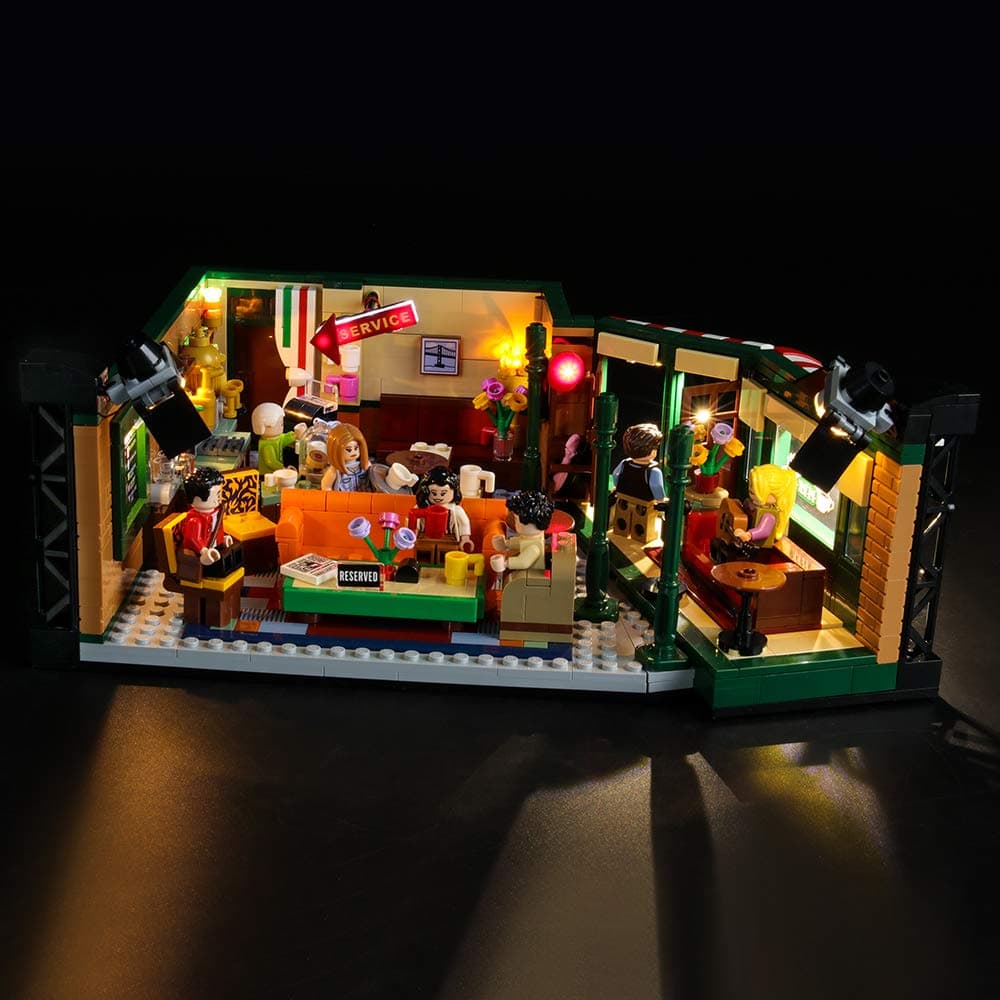 BRIKSMAX Led Lighting Kit for LEGO Friends Central Perk,Compatible with LEGO 21319 Building Blocks Model- Not Include the Lego Set